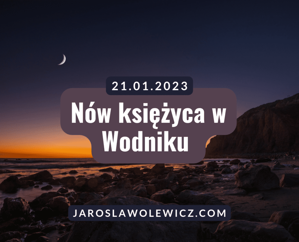 nów księżyca w wodniku
