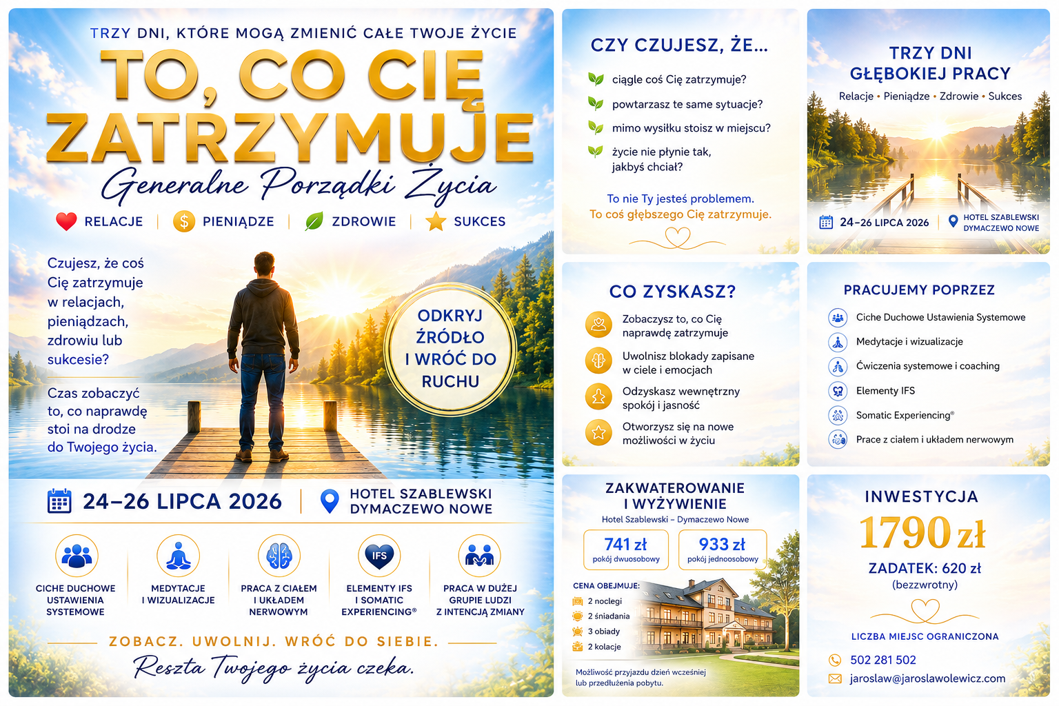 🔥 TO, CO CIĘ ZATRZYMUJE 🔥 Generalne Porządki Życia | Relacje • Pieniądze • Zdrowie • Sukces | 24 - 26.07.2026
